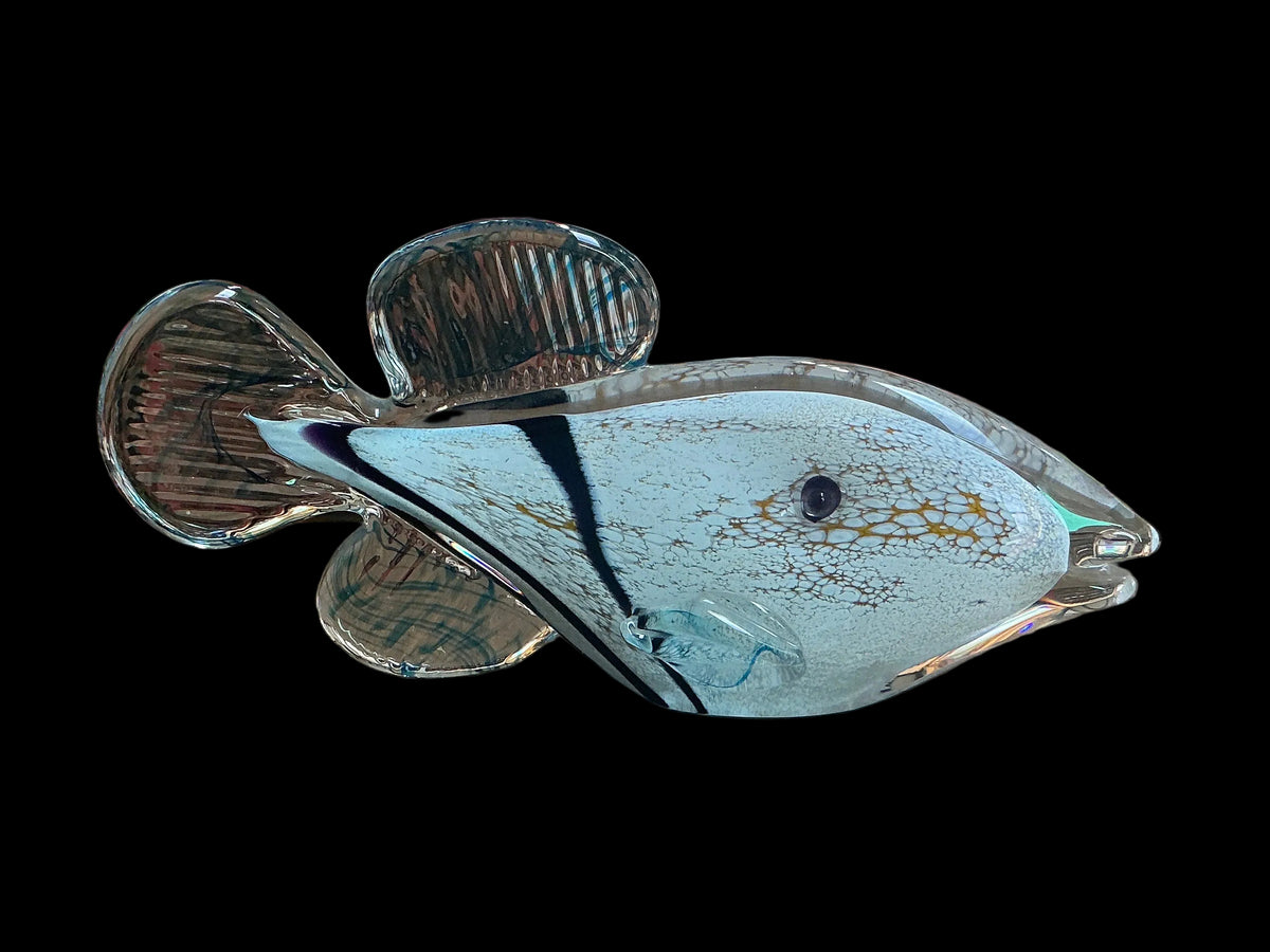 1950s Humahumanukanukaapuaa Blown Glass Sculpture