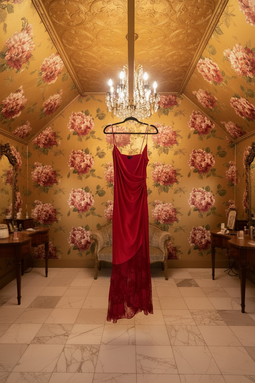 Red Evening Gown