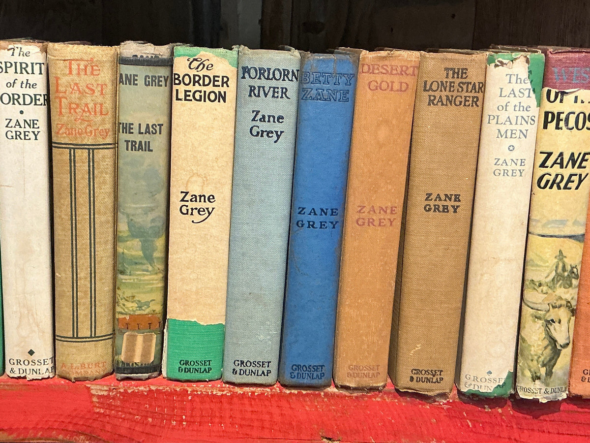 Zane Grey Books - various titles