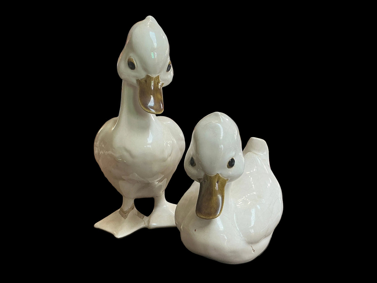 Vintage Ceramic Duck Figurine