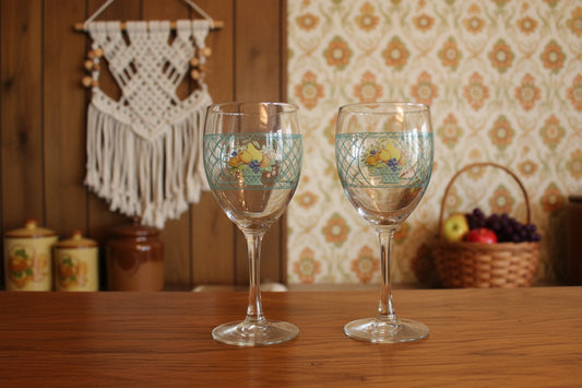 1970s Wine Glasses