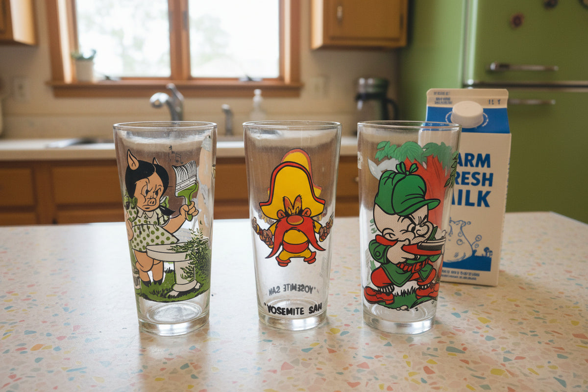1970's Loony Toons Glassware