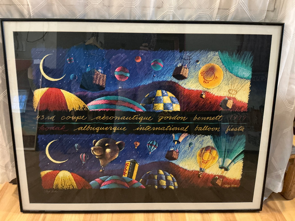 Hot Air Balloon Print 1999