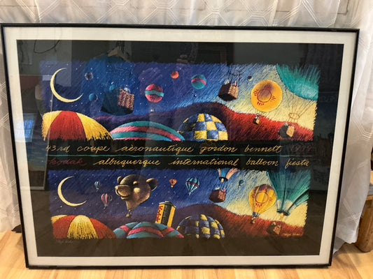Hot Air Balloon Print 1999