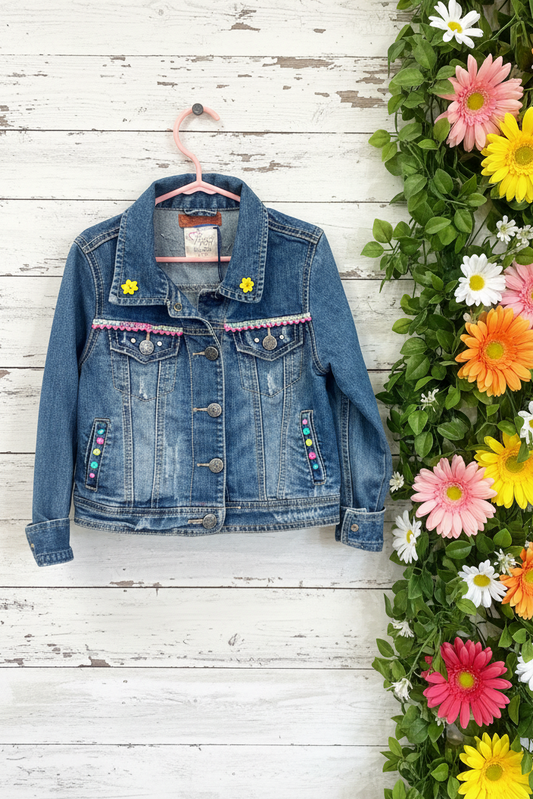 “Bouquet” 1989 size 5/6 Denim Jacket
