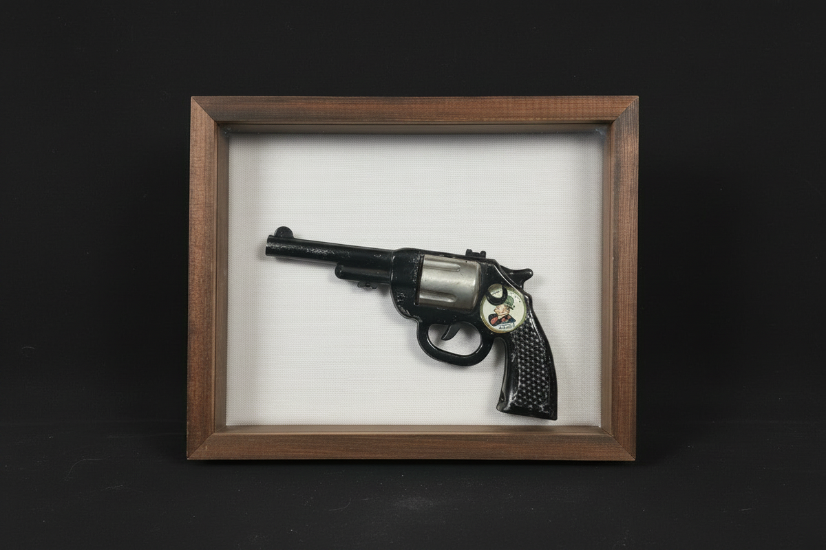 1938 Dick Tracy Sheet Metal Pop Gun