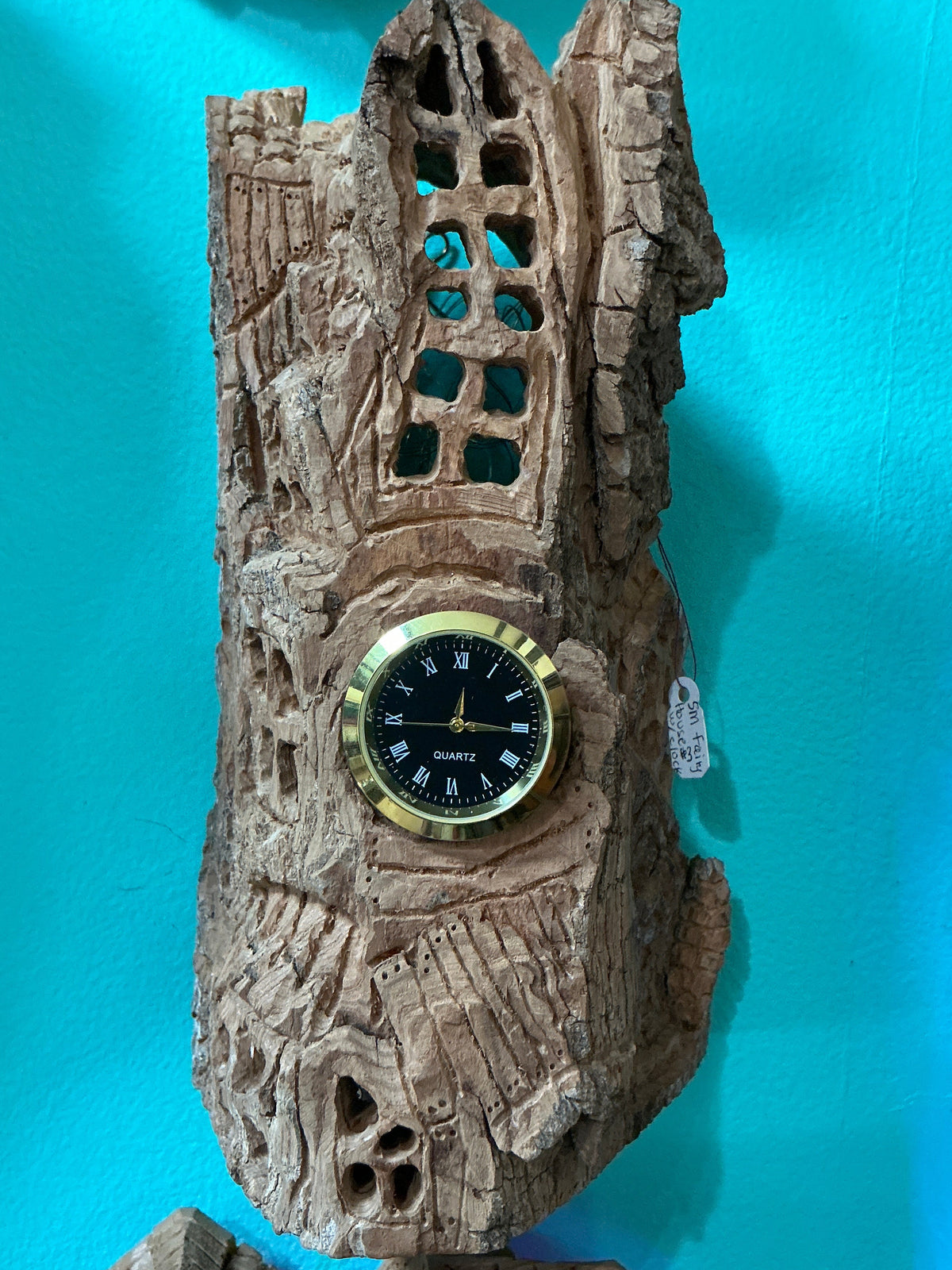 Carved Fairy houses and castles with lights