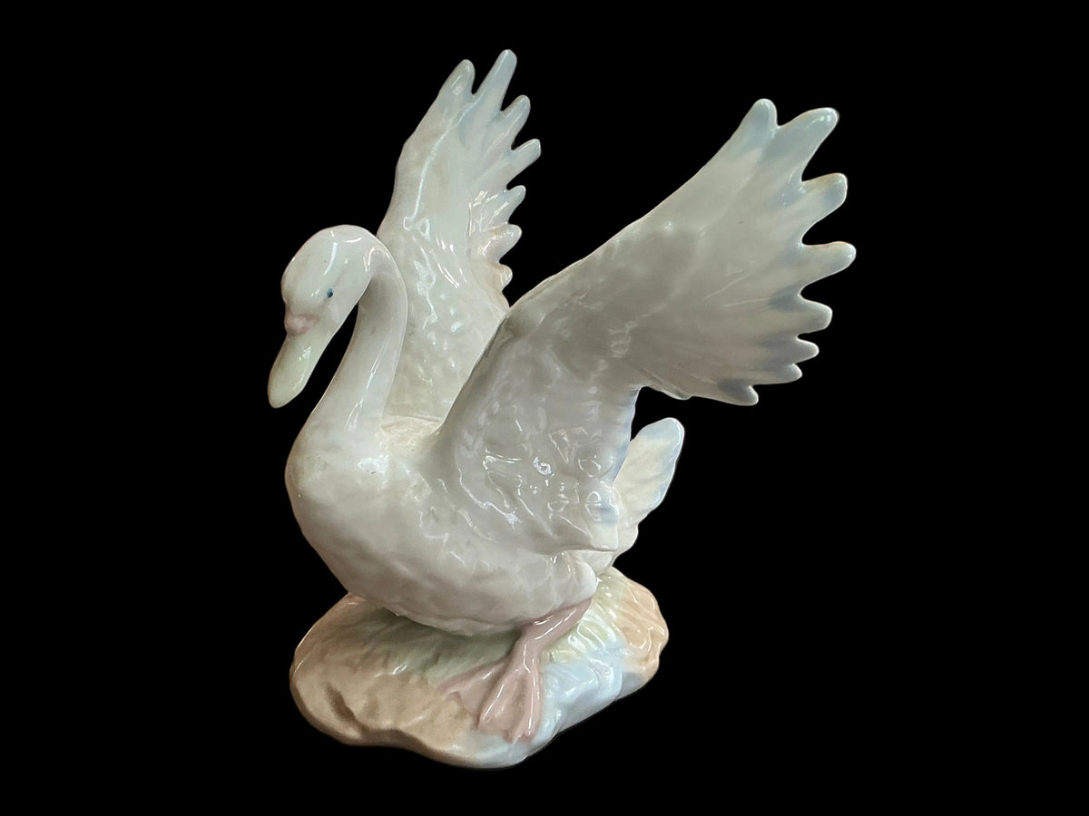 Ceramic Swan Sculpture