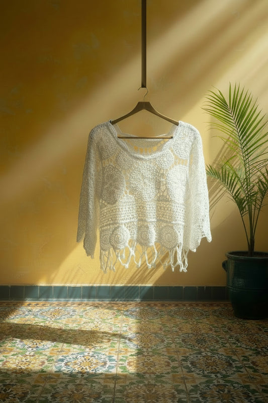 Crocheted-lace tops
