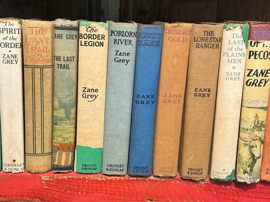 Zane Grey Books - various titles
