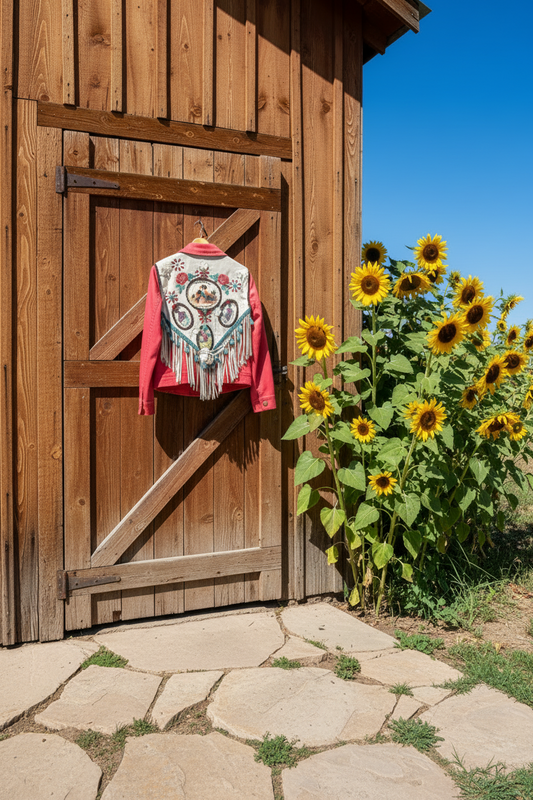 Women's Customized Embroidered Western Jacket
