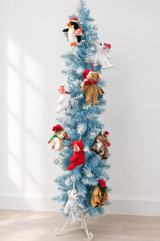 Beanie Baby Ornaments and Tree
