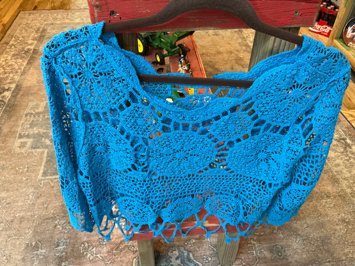 Crocheted-lace tops