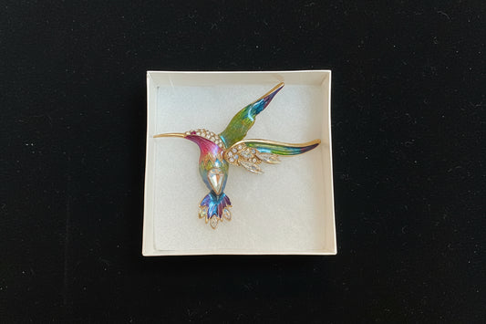 Vintage Hummingbird Lapel Pin