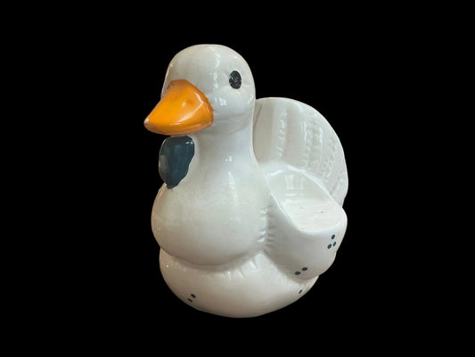 Ceramic Duck Sculpture